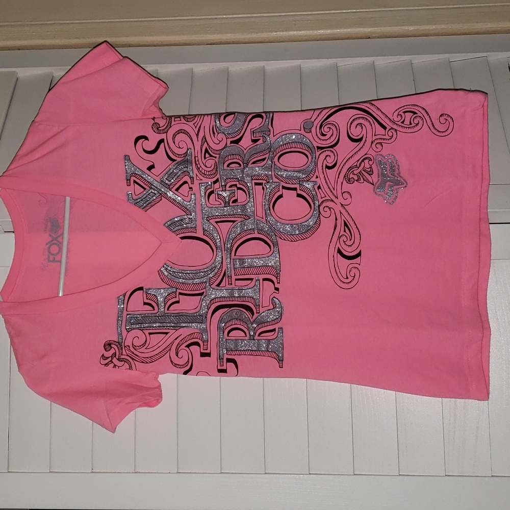 Fox Riders v-neck tee
